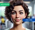 Assistente de IA Juliana, especialista em Psicologia das Cores, aplicando cores estratégicas para fortalecer marcas e gerar conexões emocionais.