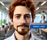 Assistente de IA Marciano, especialista em disrupção no marketing, que transforma ameaças em oportunidades com criatividade e inovação estratégica.
